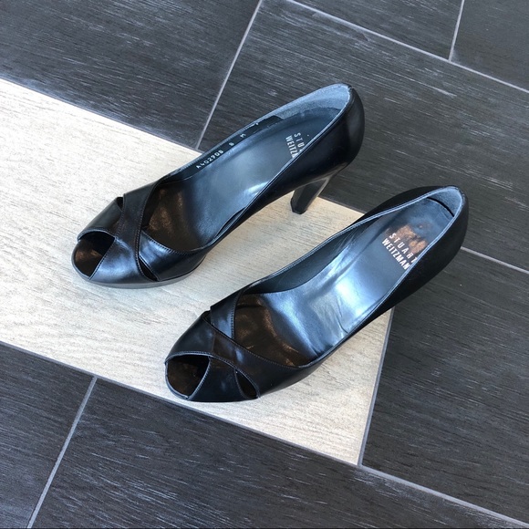 Stuart Weitzman Peep Platform Pumps - Picture 8 of 8